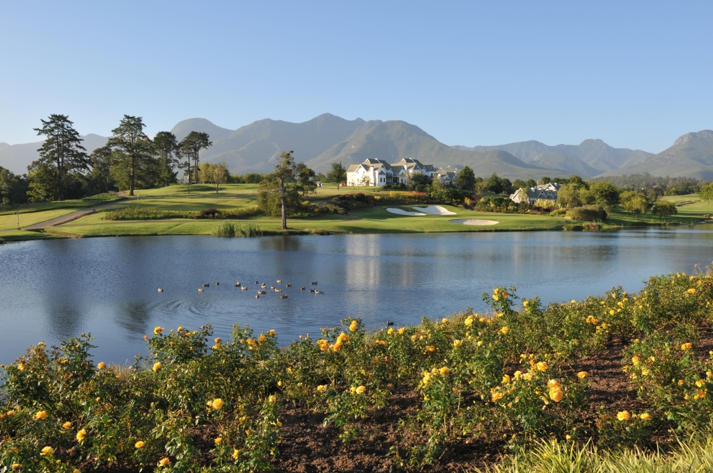 Le Montagu, l'un des plus beaux parcours d'Afrique du Sud, à Fancourt, dans la région de George.
