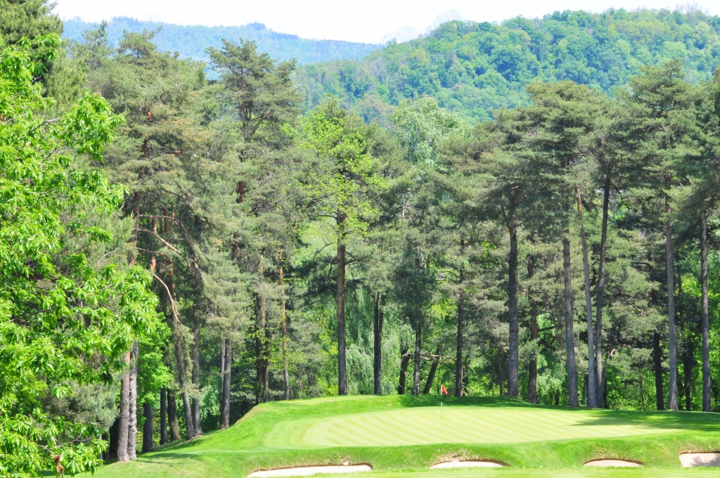 Le parcours de golf de la Villa d'Este, sur les hauteurs du Lac de Côme en Italie